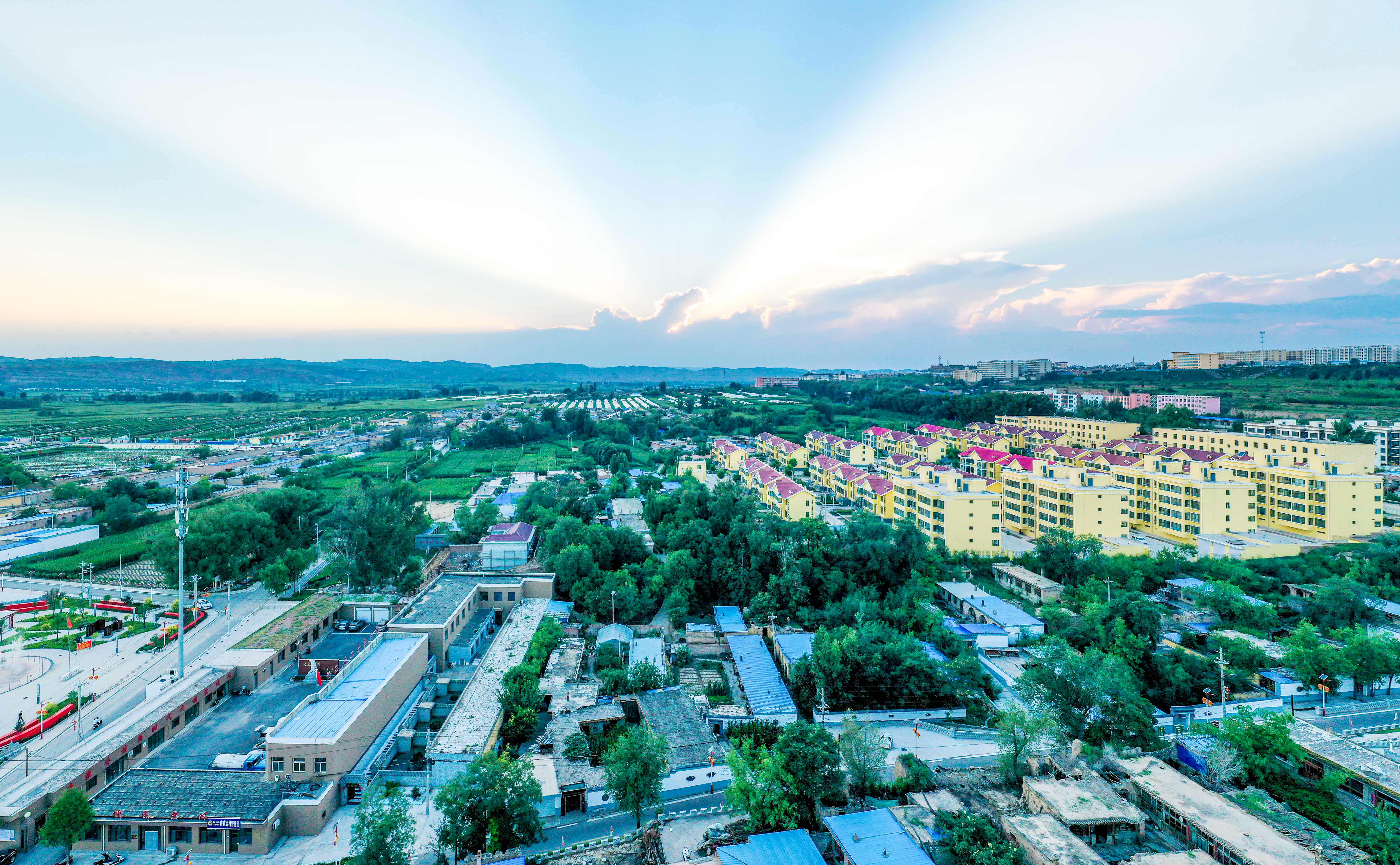 黃河岸邊的美麗村莊——唐家會(huì)村。